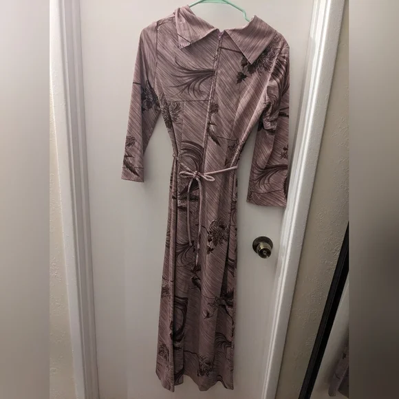 Vintage Alice of California purple dress - Picture 2 of 2